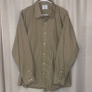 Bespoke Khaki Casual Button Down Shirt